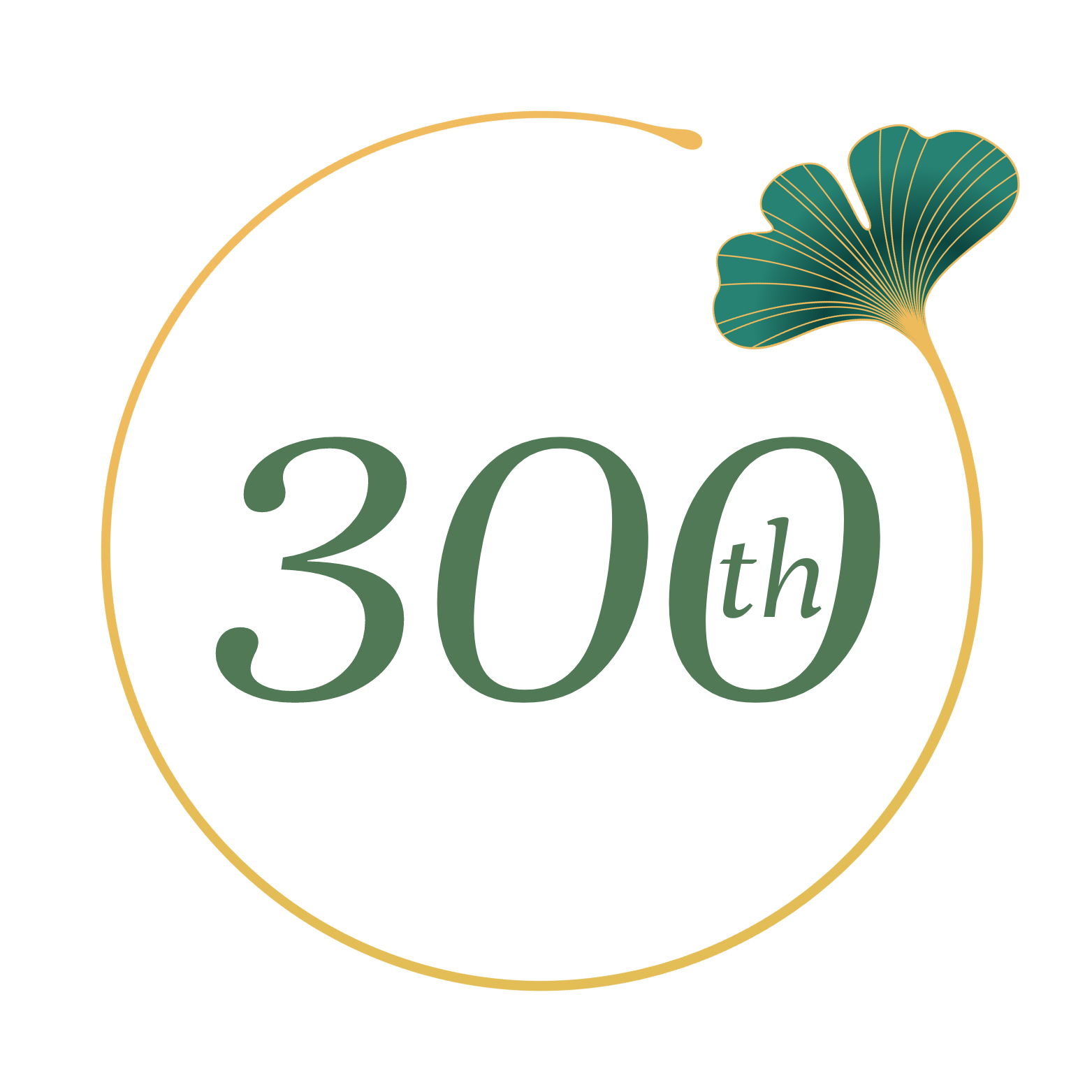 300th anniversary logo