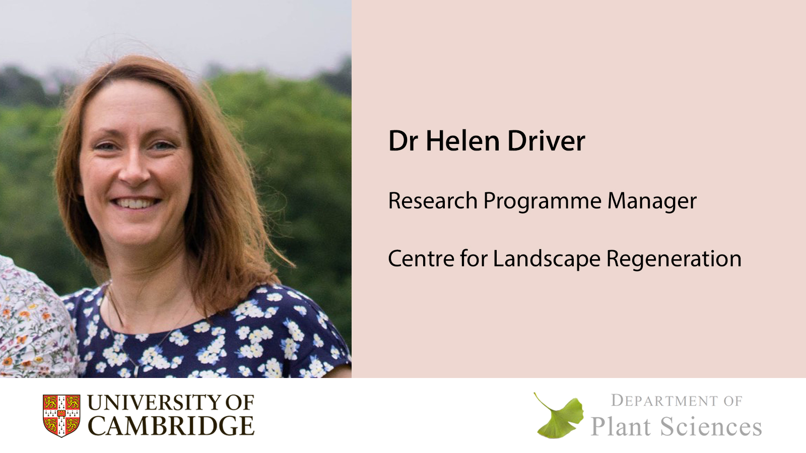 Dr Helen Driver