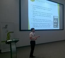 Martin Howes presents at S-Lab Rothamsted
