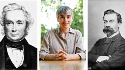 John Stevens Henslow, Dame Ottoline Leyser and Harry Marshall, all professors of Botany at Cambridge