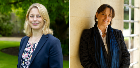 Professor Beverley Glover (left) and Professor Uta Paszkowski (right) – new Fellows of the Royal Society 2026. Photos © University of Cambridge.