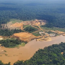 Mining at Muchacha, Democratic Republic of Congo, along the Ituri River. Credit: WCS/ICCN