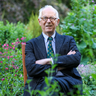 Professor Sir David Baulcombe in the Fellows’ Garden at Trinity College, Cambridge. Credit: Elly White/Trinity College Cambridge.
