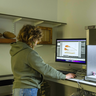Digitisation in progress at the Herbarium. Credit: Cambridge University Herbarium.