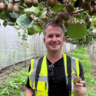 Greg Reeves in the kiwifruit orchard at the Kiwifruit Breeding Centre, Te Puke, New Zealand