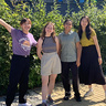 Happy Interns on the cambridge Zero and Centre for Landscape Regeneration summer scheme
