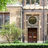 Front of the department building