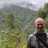 David Edwards on a field trip in the tropical rain forest in Borneo