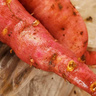 Sweet potato tuber infested with nematodes
