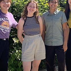 Happy Interns on the cambridge Zero and Centre for Landscape Regeneration summer scheme