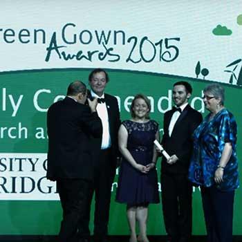Plant Sciences highly commended at Green Gown Awards